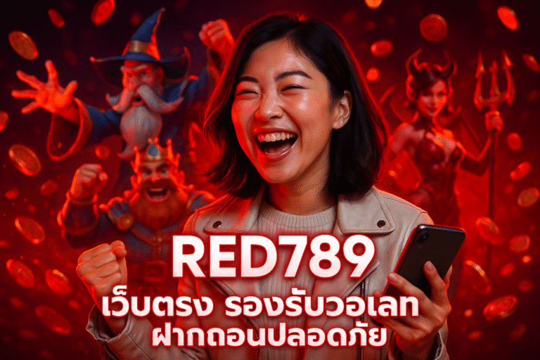 RED789 เว็บตรง รองรับวอเลท ฝากถอนปลอดภัย