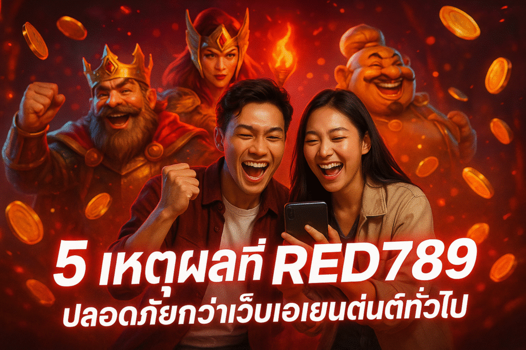5 เหตุผลที่ RED789 ปลอดภัยกว่าเว็บเอเย่นต์ทั่วไป