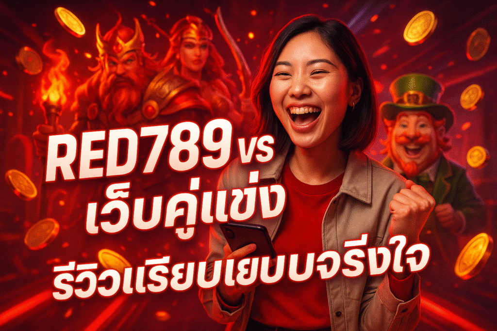 RED789 vs เว็บคู่แข่ง รีวิวเปรียบเทียบจริงใจ