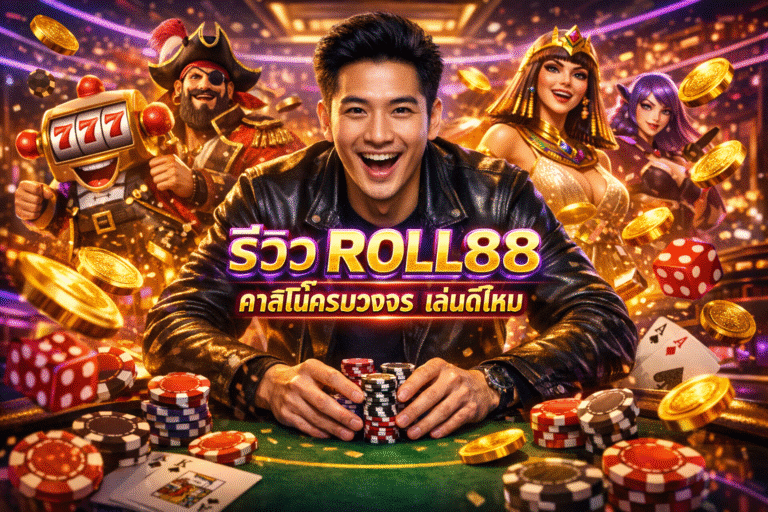 รีวิว ROLL88 คาสิโนครบวงจร เล่นดีไหม