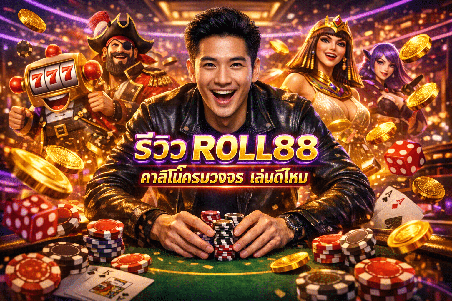 รีวิว ROLL88 คาสิโนครบวงจร เล่นดีไหม
