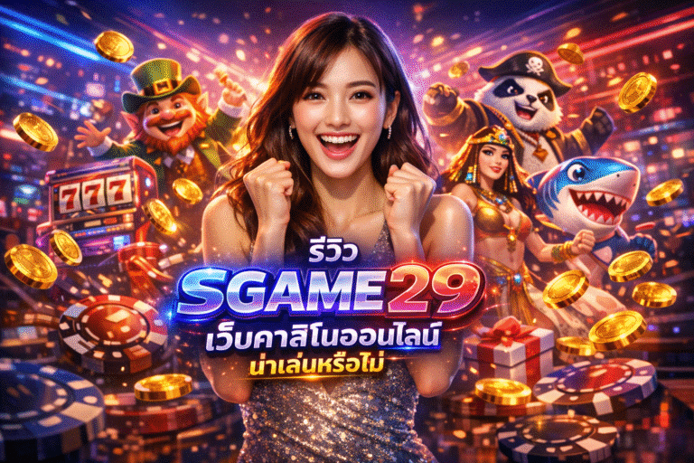 รีวิว SGAME29 เว็บคาสิโนออนไลน์ น่าเล่นหรือไม่