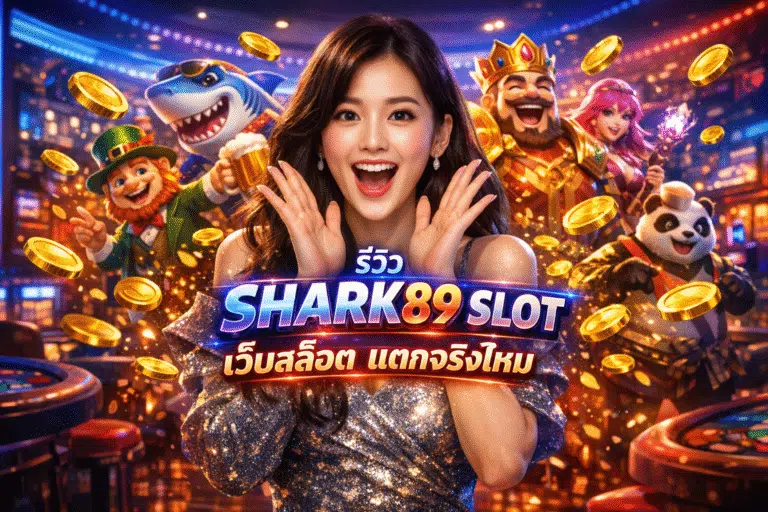 รีวิว SHARK89 SLOT เว็บสล็อต แตกจริงไหม